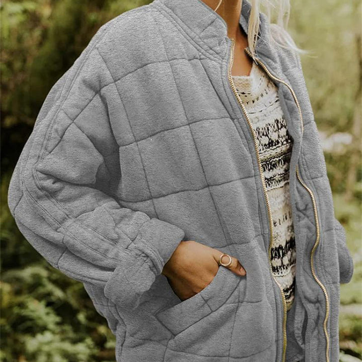 Echo Ridge – Quilted Zip Jacket