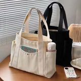 Large capacity canvas handbag tote bag