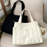 Large capacity canvas handbag tote bag