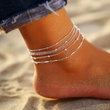 Women Summer Round Ball Beads Anklet Beach Fashion