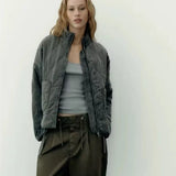 Urban Shield – Oversized Quilted Jacket