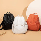 Small Leather Backpack for Women