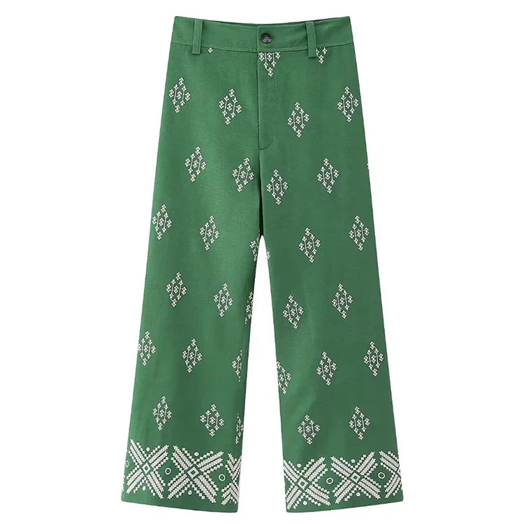 Beatriz - Vintage Boho Linen Pants for Women