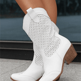 Raya West – Perforated Western Boot