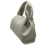 Genuine leather dumpling-shaped cloud bag for women