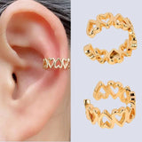 Nalani - Spiral ear cuff with shiny surface