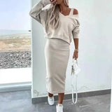 Noira Form – Off-Shoulder Skirt Set