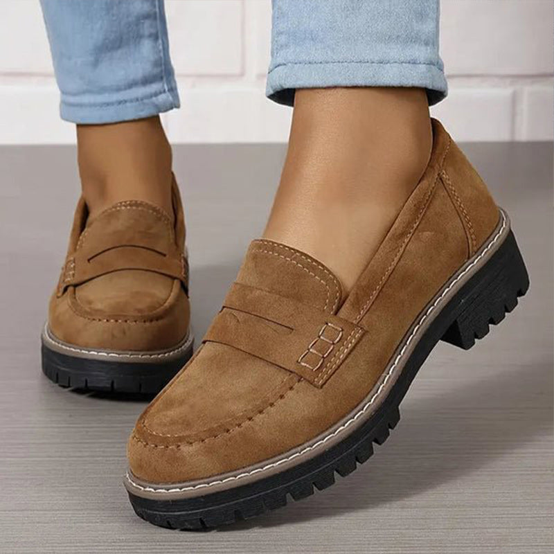 Women’s Chunky Sole Penny Loafers