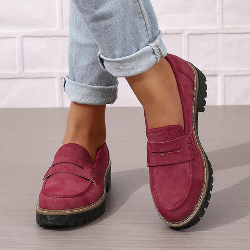 Women’s Chunky Sole Penny Loafers