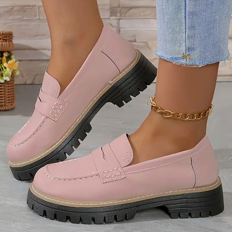 Women’s Chunky Sole Penny Loafers
