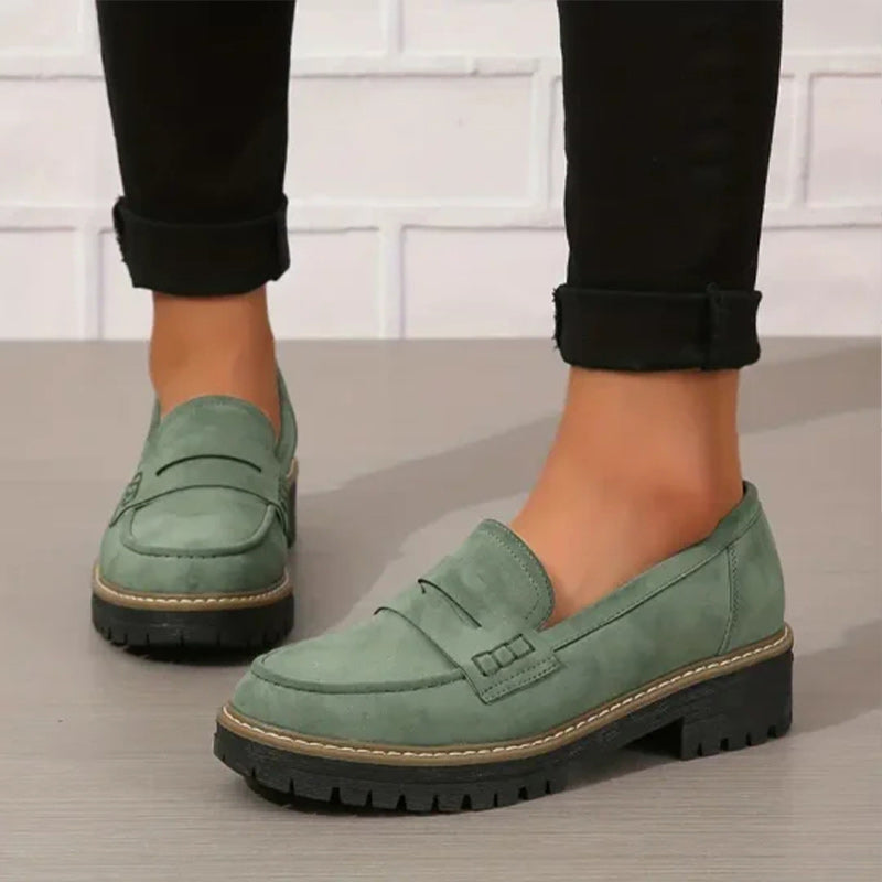Women’s Chunky Sole Penny Loafers