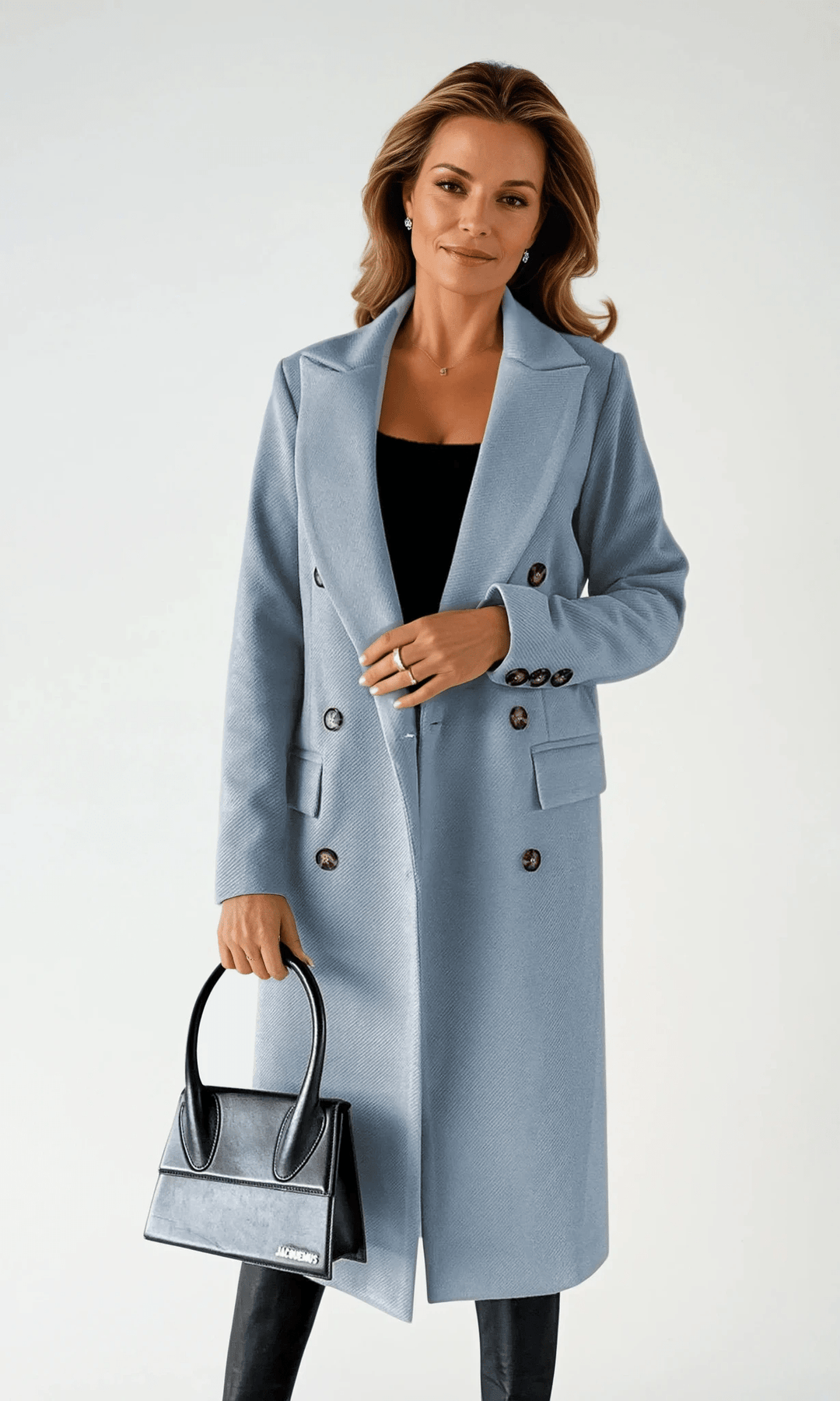 Modinzi Adelise Tailored – Double Breasted Trench Coat