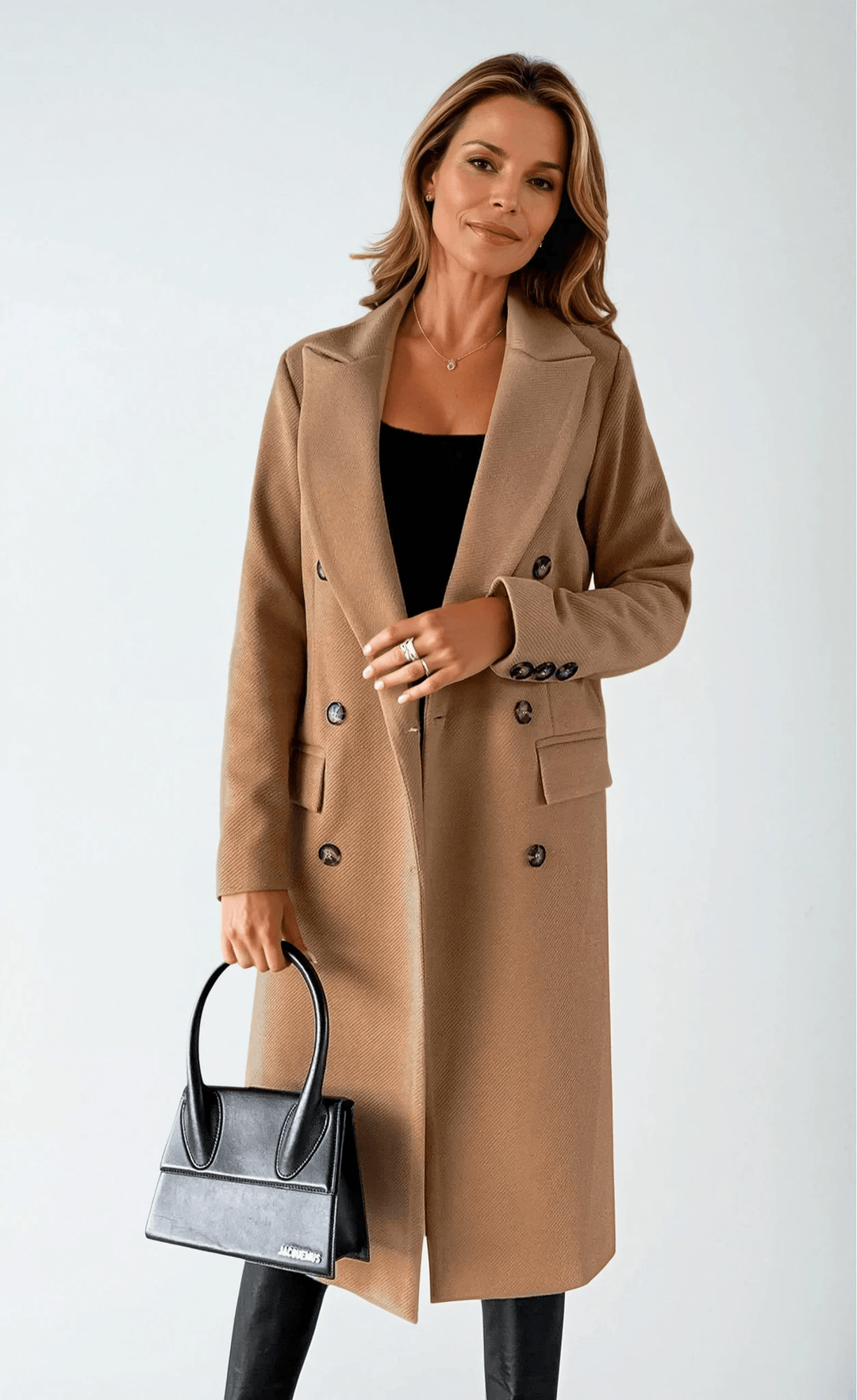 Modinzi Adelise Tailored – Double Breasted Trench Coat