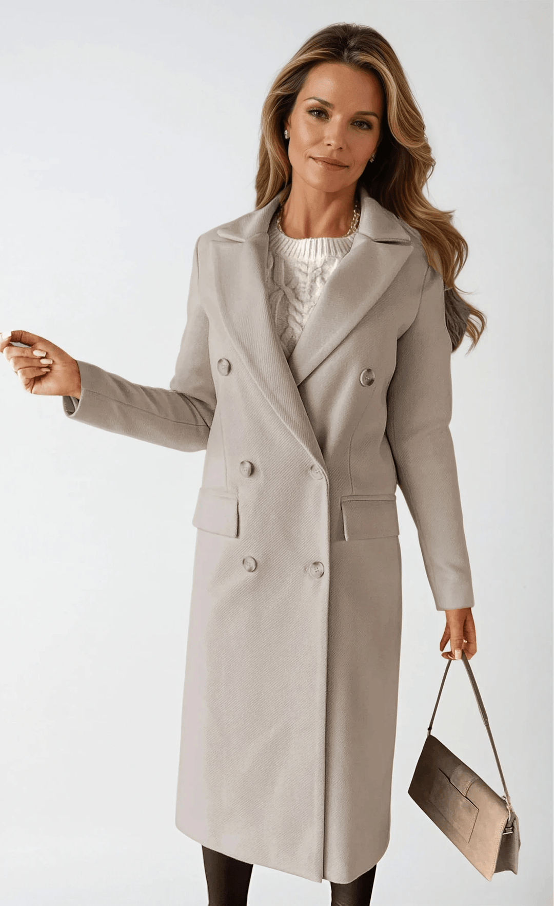 Modinzi Adelise Tailored – Double Breasted Trench Coat