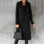 Modinzi black / 6 (XS) Adelise Tailored – Double Breasted Trench Coat