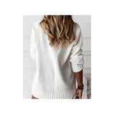 Elowen Knit – Deep V Ribbed Sweater