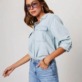 Modinzi Arden Oversize – Relaxed Denim Shirt