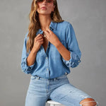 Modinzi Arden Oversize – Relaxed Denim Shirt