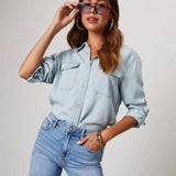 Modinzi Arden Oversize – Relaxed Denim Shirt