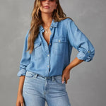 Modinzi Arden Oversize – Relaxed Denim Shirt