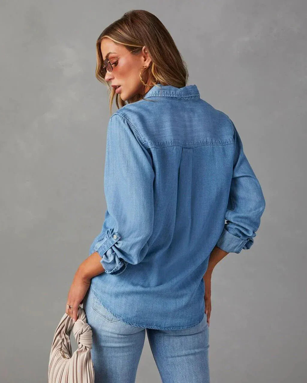 Modinzi Arden Oversize – Relaxed Denim Shirt
