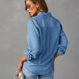 Modinzi Arden Oversize – Relaxed Denim Shirt