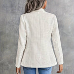 Modinzi Atelier Chic – Tweed Double-Breasted Blazer