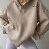 Modinzi Beige / 6 (XS) Auden Ease – Structured Oversize Hoodie