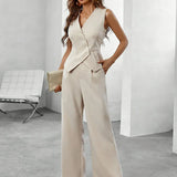 Modinzi Ivory / 6 (XS) Aveline Poise – Sleeveless Tailored Set