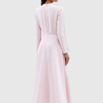 Modinzi Blush Reverie – Triple Bow Maxi Dress