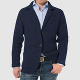 Liam - Elegant long-sleeved jacket with chapel pocket