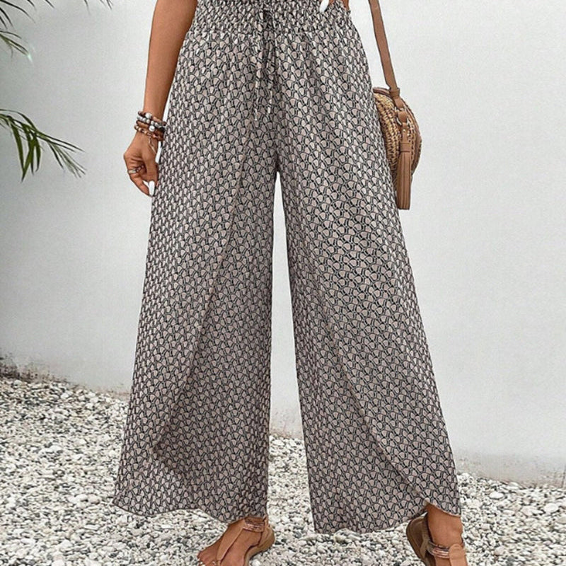 Juana - Women's Pants with Geometric Print