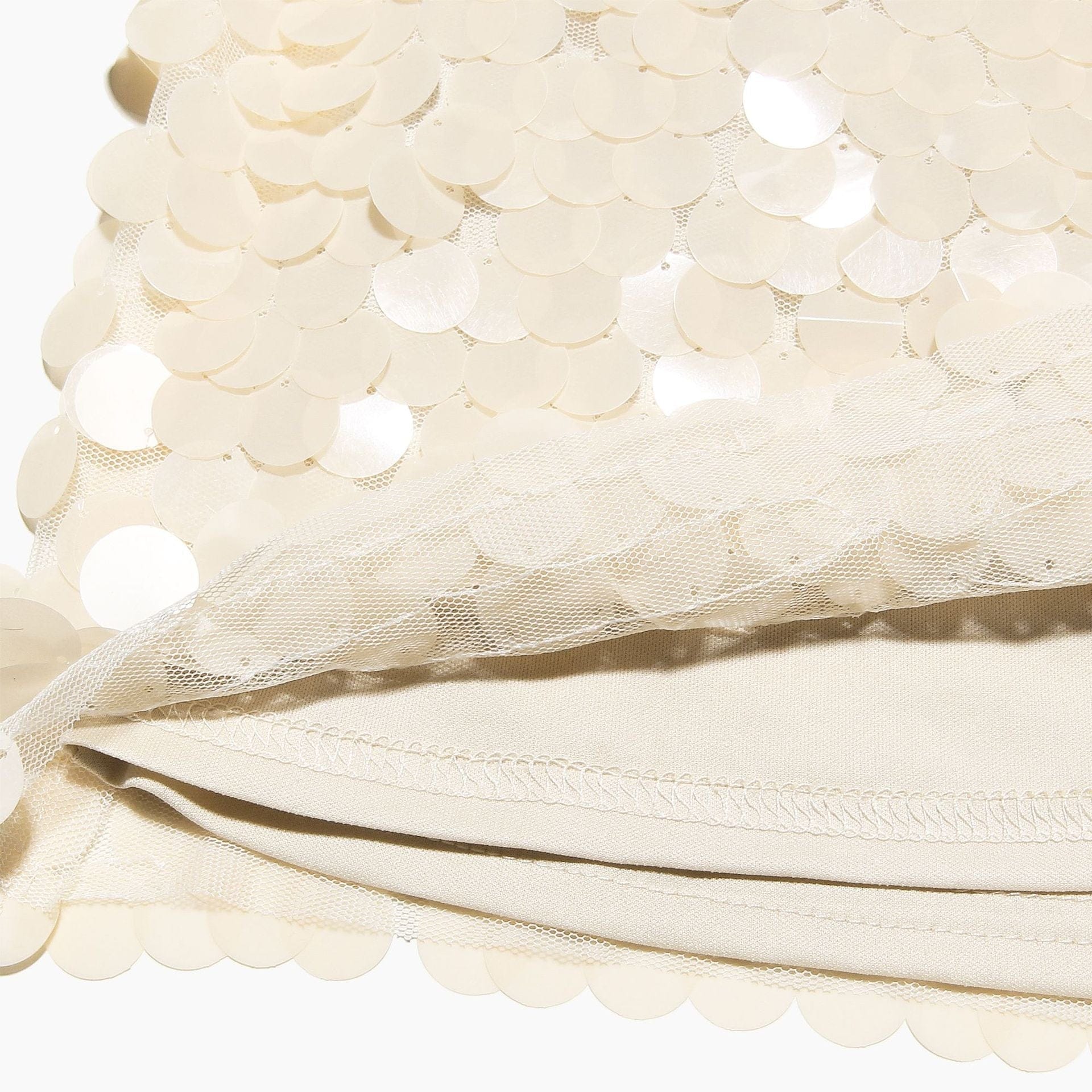 Modinzi skirt Champagne Sequin Party Mini Skirt – Sparkle Statement Bottom