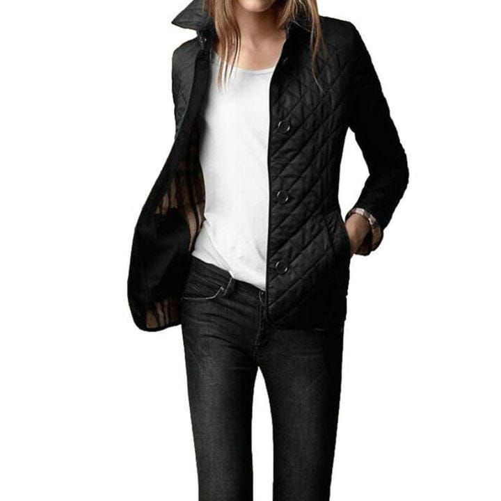 Modinzi Cheryl Curve – Quilted Button Jacket