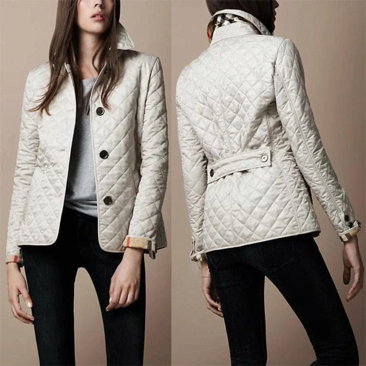 Modinzi Cheryl Curve – Quilted Button Jacket