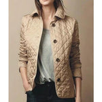 Modinzi Sandstone Beige / 6 Cheryl Curve – Quilted Button Jacket