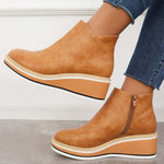 Modinzi camel / 4 City Edge – Platform Ankle Boots