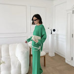 Modinzi Green / 6 (XS) Clara Trim – Two Piece Set