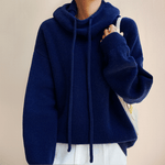 Modinzi Dark Blue / 6 Cosy Haven – Ribbed Knit Hoodie
