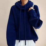 Modinzi Dark Blue / 6 Cosy Haven – Ribbed Knit Hoodie