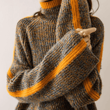 Courtney Vale – Contrast Ribbed Knit Sweater