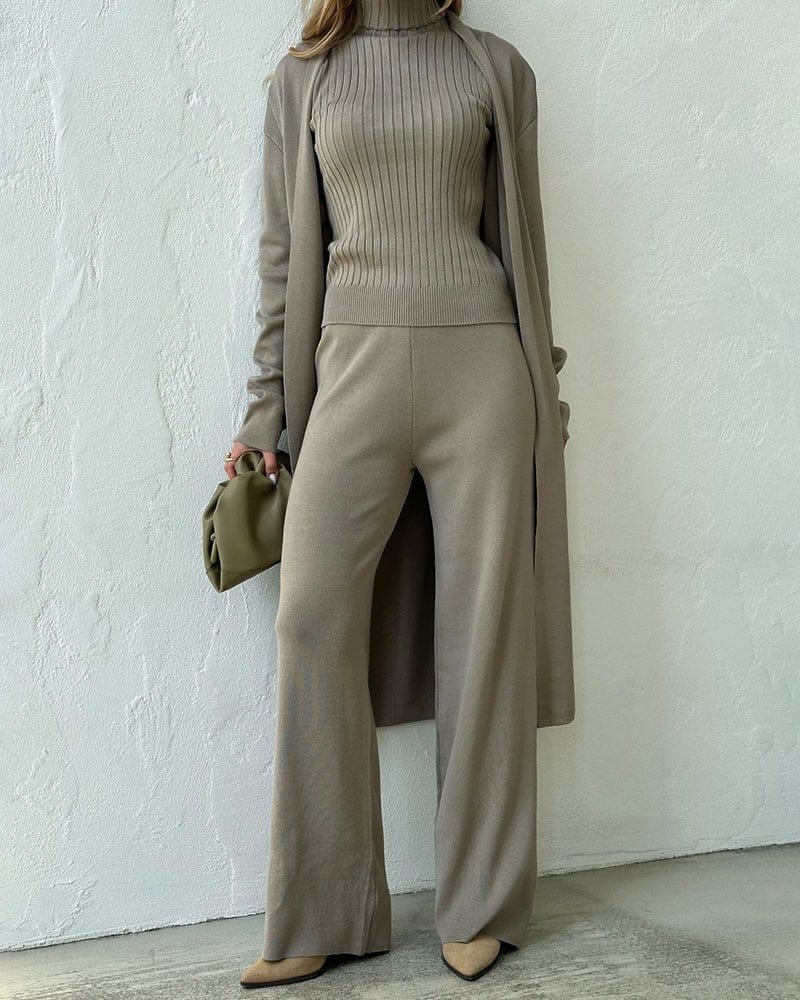 Modinzi Dominique Set – Three-Piece Minimal Knit Ensemble