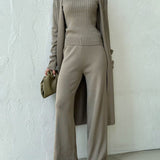 Modinzi Dominique Set – Three-Piece Minimal Knit Ensemble