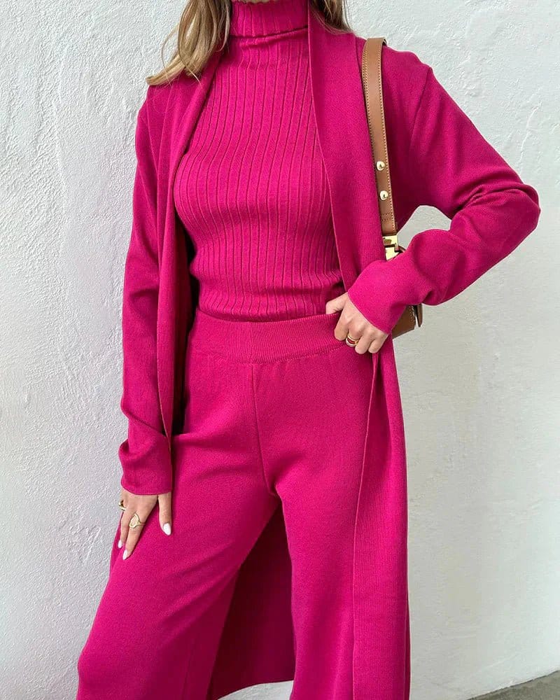 Modinzi Dominique Set – Three-Piece Minimal Knit Ensemble