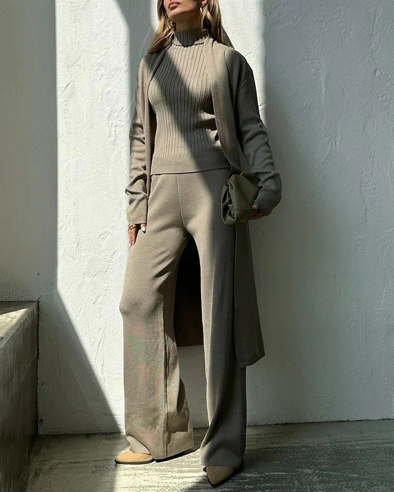 Modinzi Dominique Set – Three-Piece Minimal Knit Ensemble