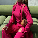 Dominique Set – Three-Piece Minimal Knit Ensemble
