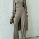 Dominique Set – Three-Piece Minimal Knit Ensemble