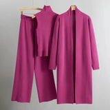 Dominique Set – Three-Piece Minimal Knit Ensemble