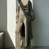 Dominique Set – Three-Piece Minimal Knit Ensemble