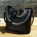 Vintage Leather Shoulder Handbag